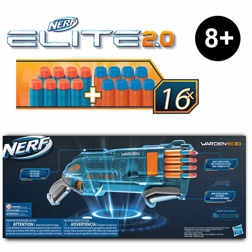 Nerf Elite 2.0 Warden DB 8 ispaljivač 