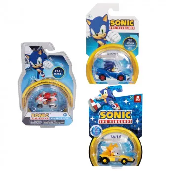 Sonic vozilo s vrtljivim kotačima 1:64 